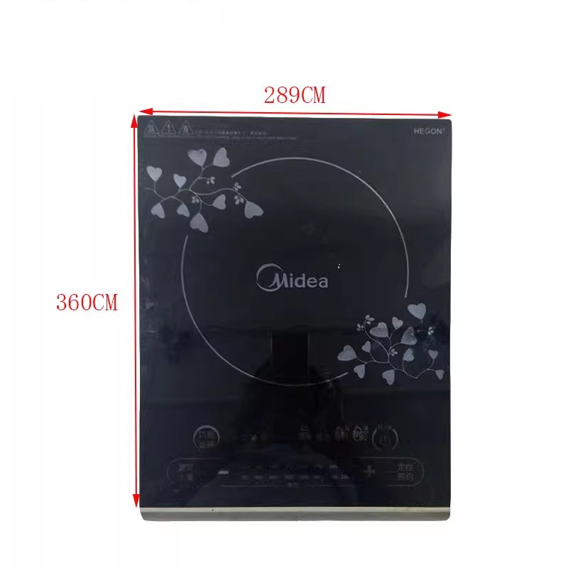 二手拆机面板美的电磁炉面板C21-ST2106微晶面板黑晶面板