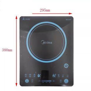 二手拆机面板美的电磁炉配件C22-RH2275黑晶面板触摸微晶板