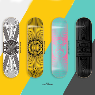 粉红独角兽 DBH板面 8.0 滑手签名款 1985滑板 专业滑板加枫板面