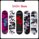 SAGA新款 动作双翘滑板男女青少年枫木 轻薄弹性板面1985专业街式