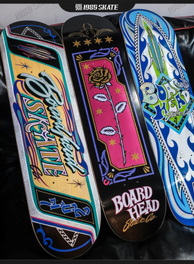 王汇丰 BOARDHEAD滑板新款 邮票系列专业街式滑板板面 1985滑板店