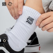 1985滑板袜子运动中筒透气舒适毛巾底棉袜休闲男女袜子 1985滑板