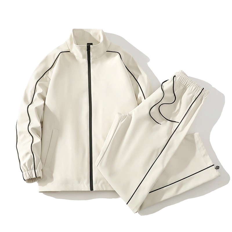 WOODSOON户外三防休闲夹克套装情侣宽松潮牌秋冬季冲锋衣裤一整套