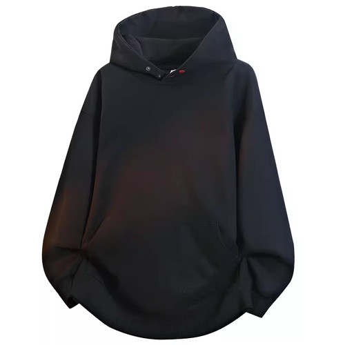 重磅连帽衫卫衣秋冬季时尚简约潮流男士宽松休闲套头外套