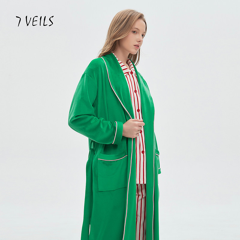 细腻天鹅绒睡袍女丝绒晨袍秋冬新款浴袍四季通用睡衣女高级家居服