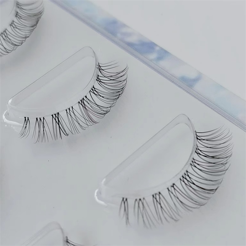 艾魔细梗假睫毛自然短款太阳花