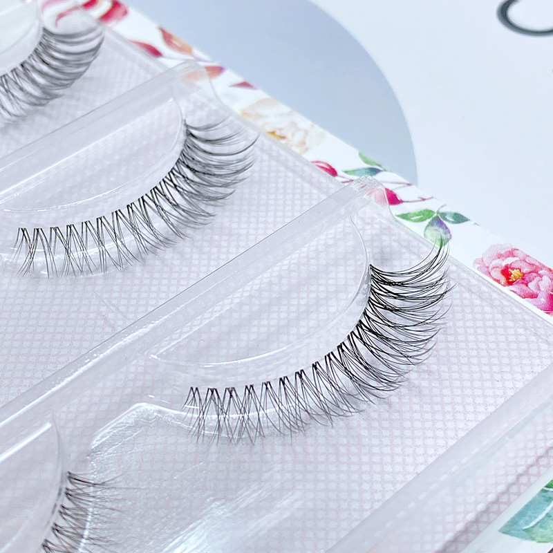 軟梗假睫毛自然眼尾加密空氣裸妝