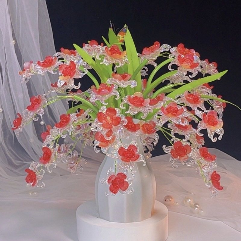 【送花瓶】升级款渐变水晶玫瑰手工DIY材料包,饰品/流行首饰/时尚饰品新,其他DIY饰品配件,淘宝优惠券,粉丝福利购,淘宝优惠卷