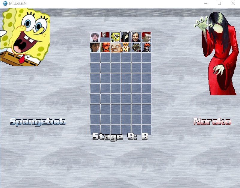 拳皇电脑游戏主播同款mugen狂饥大战海绵宝宝无限局数送整蛊插件