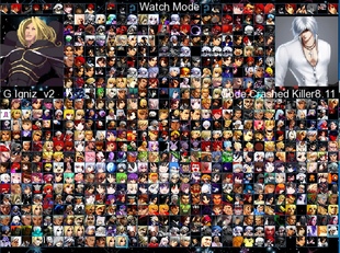 拳皇电脑PC游戏主播同款 629人狂级观战送P数插件 mugen人物加强版