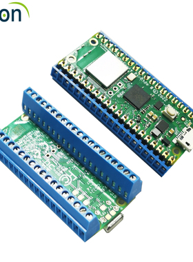 铜芯螺丝接线蓝色端子 20PIN 2.54MM间距 树莓派PICO W 2 W开发板