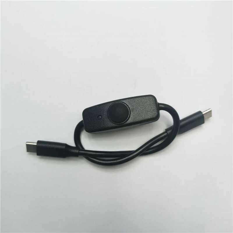 双公头TypeC数据线带灯开关线