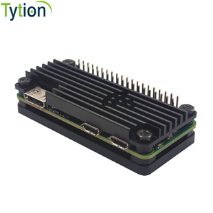 树莓派Zero WH 2W通用亚克力铝合金外壳散热器金属被动散热带导热