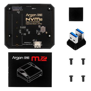 one 树莓派4B V2扩展板 Argon NVMe SSD固态硬盘模块M.2 SATA总线