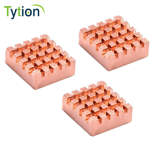 散热片显卡内存纯铜内存南北桥IC芯片带散热贴纸 树莓派3B