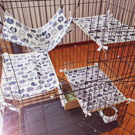 猫咪凉席垫子猫笼睡垫不粘毛夏天笼子里狗狗睡觉用平台垫夏季猫垫
