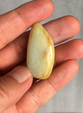 16.42g新疆和田玉白籽料做料如图珠宝玉石文玩艺术收藏