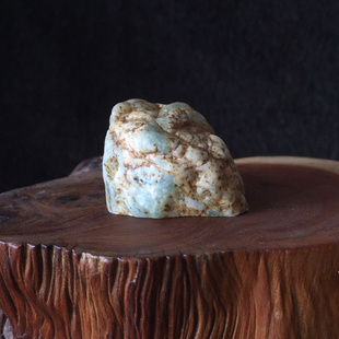 30.02g新疆和田玉籽料苍桑古朴玉山子小摆件珠宝玉石文玩艺术收藏