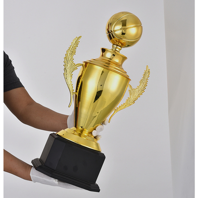 金鹰奖杯金属蓝球高档大奖杯