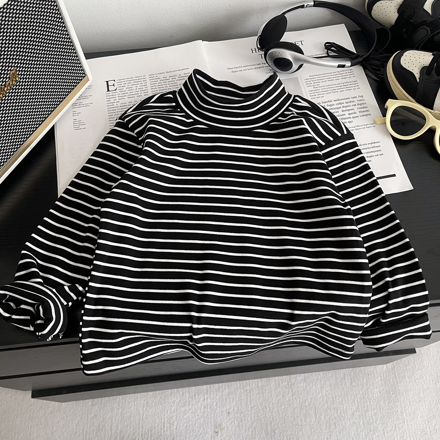 弹力男童德绒打底衫秋冬长袖T恤