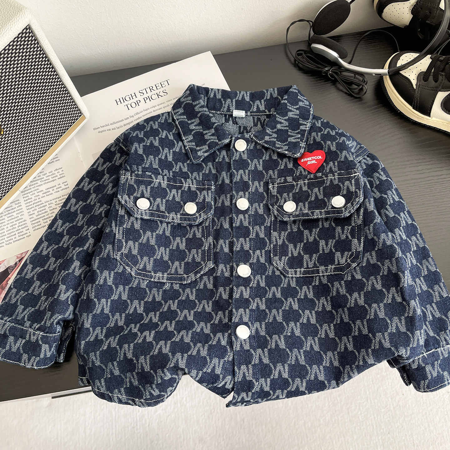 男童牛仔外套春秋2026新款儿童休闲上衣小男孩夹克衫潮酷宝宝衣服