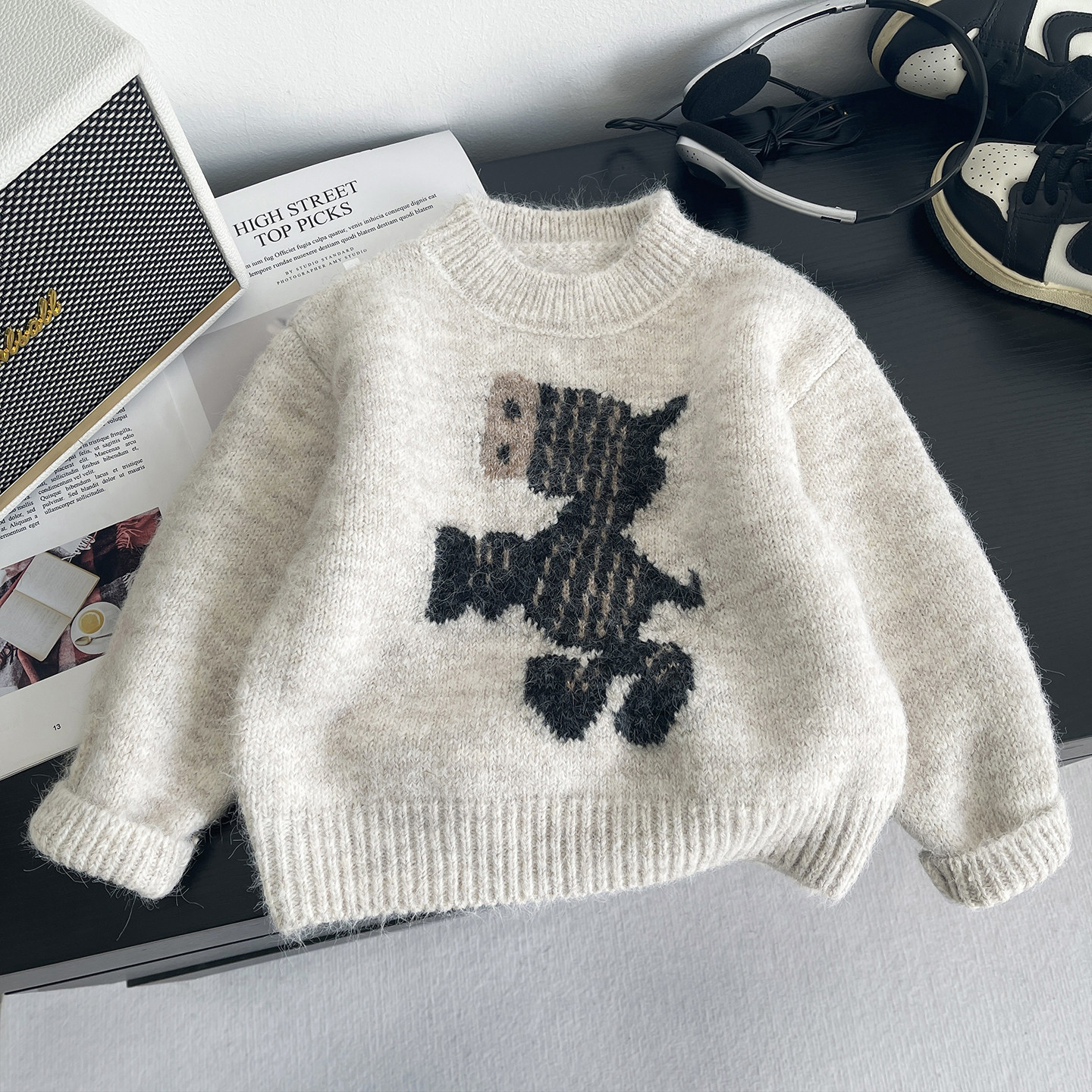 儿童毛衣冬季男童加厚针织打底衫2025新款小童宝宝内搭小马毛线衣,童装/婴儿装/亲子装,毛衣/针织衫,淘宝优惠券,粉丝福利购,淘宝优惠卷