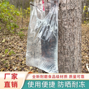 超韧穿钉式桦树汁采集袋园林景区街道绿化蓄水袋挂耳式液体收集袋