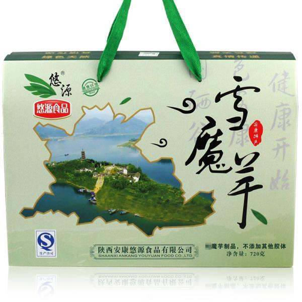 陕南悠源魔芋720g礼盒雪魔芋干素食魔芋丝素毛肚安康特产1盒包邮