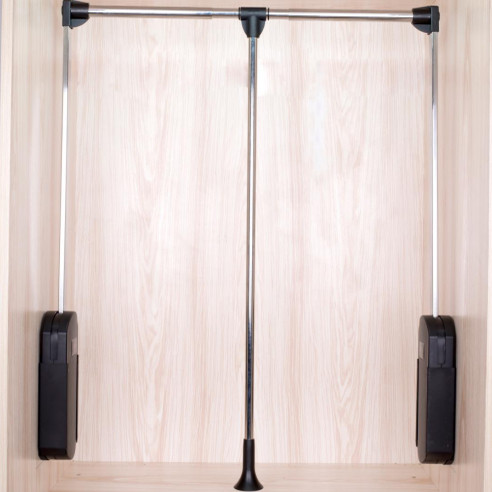 下拉式挂衣杆双缓冲升降挂衣架G09