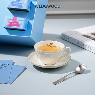 【结婚礼物】WEDGWOOD威基伍德欢愉假日树莓浮雕陶瓷咖啡杯碟