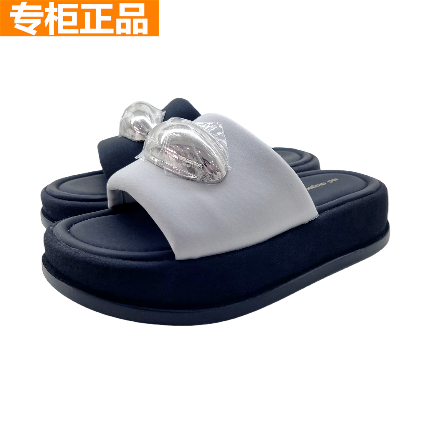 红蜻蜓休闲露趾女鞋拖一字拖鞋