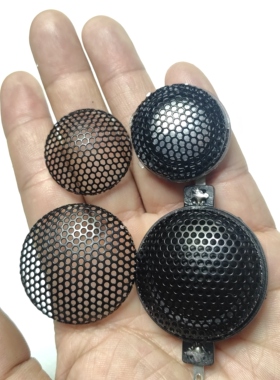 19芯20芯25芯高音喇叭防护罩28㎜蜂窝孔36㎜圆孔黑色加保护铁网盖