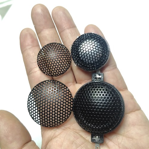 19芯20芯25芯高音喇叭防护罩28㎜蜂窝孔36㎜圆孔黑色加保护铁网盖