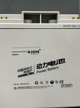 叉车电池小金刚电池凯傲电池林德电池12V65安85安30安KION电池