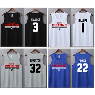 速干无袖活塞汉密尔顿宽松本华莱士同款训练服篮球衣比卢普斯背心