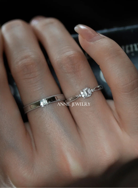 AnnieJewelry爱与城堡情侣对戒