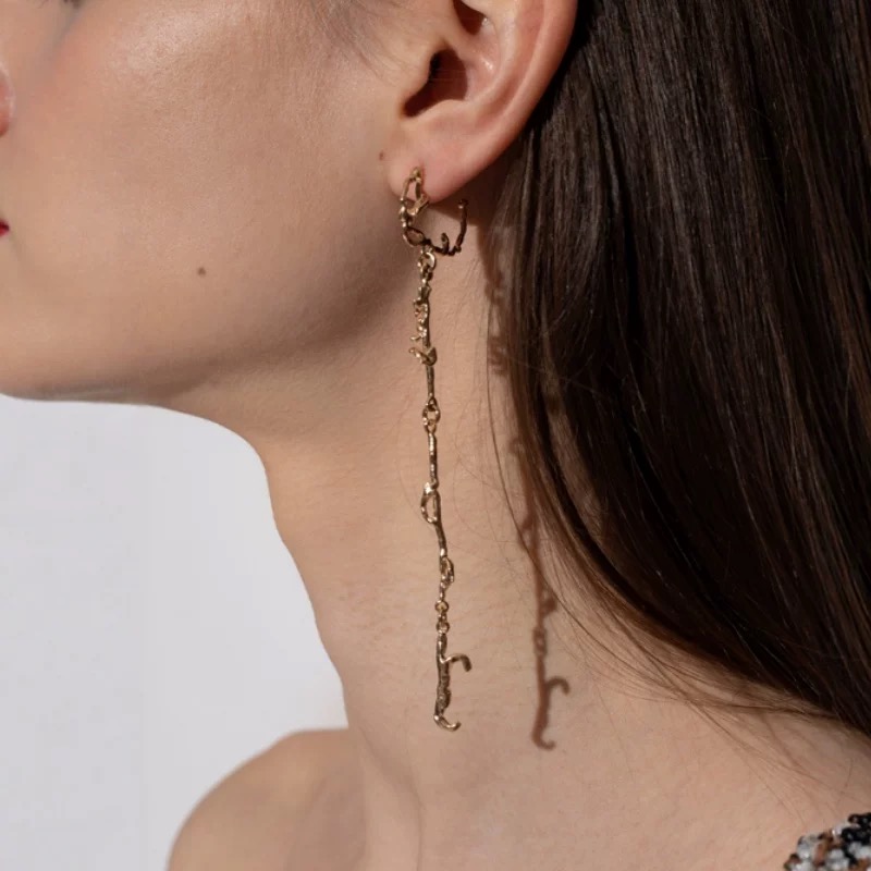 AnnieJewelry法式树杈流苏耳坠