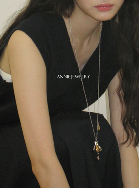 AnnieJewelry金银拼色大蒜毛衣链