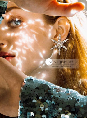 AnnieJewelry雪花造型耳环