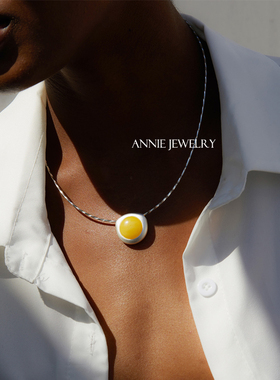 AnnieJewelry天然蜜蜡初阳项圈