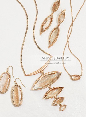 AnnieJewelry彩色石椭圆形耳坠