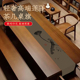 茶几桌旗中式 禅意茶席轻奢高端双层茶旗茶台布长条茶布茶桌布防水