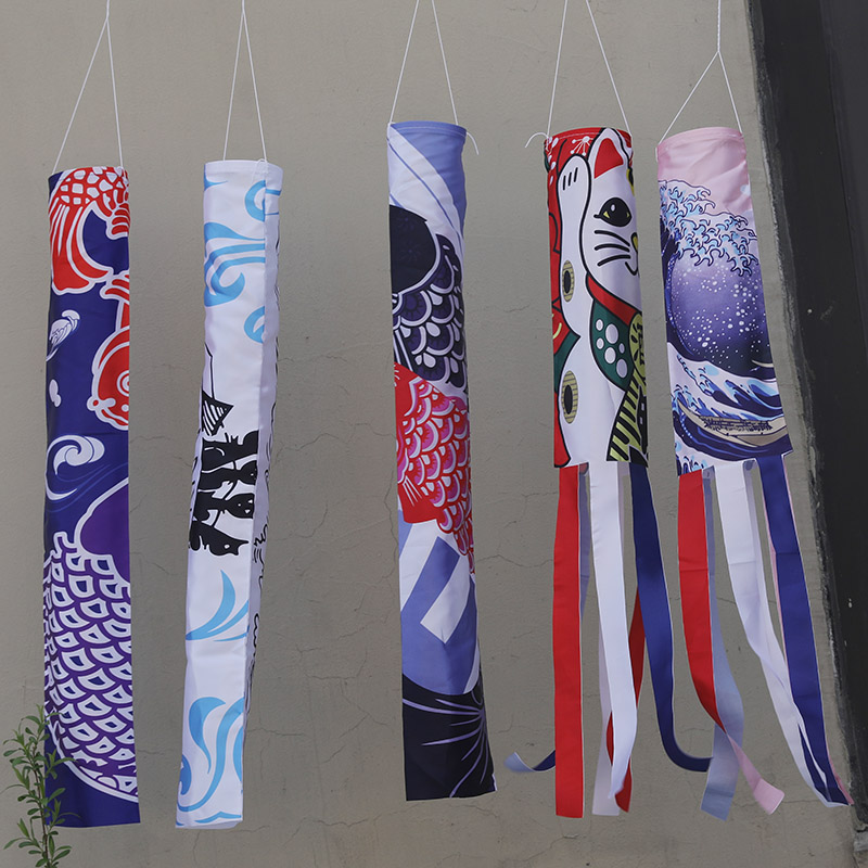 日式和风招牌大旗门面旗子刀旗日本寿司料理店装饰风筒旗子挂旗