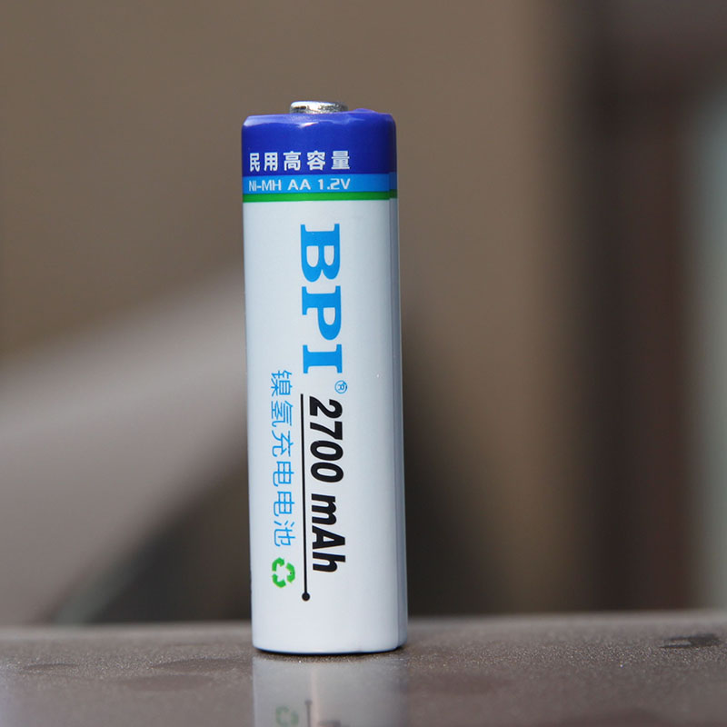 正品卡装倍特力BPI 5号2700mah 高容量AA镍氢充电电池
