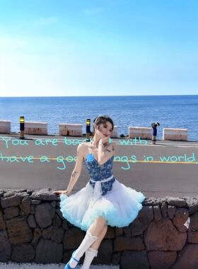 高个子女生大码tutu裙成人外穿蓬蓬纱半身裙女孩大童春夏季蛋糕裙