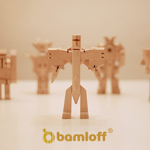 儒家五常系列 木质变形金刚Transforfun 多款【班门乐府Bamloff】
