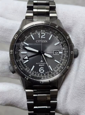 Citizen  西铁城自动机械GMT防水男表NB6045-51H NB6046-59E