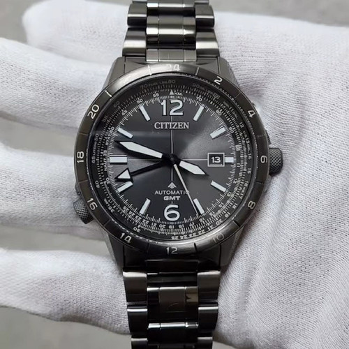 Citizen  西铁城自动机械GMT防水男表NB6045-51H NB6046-59E
