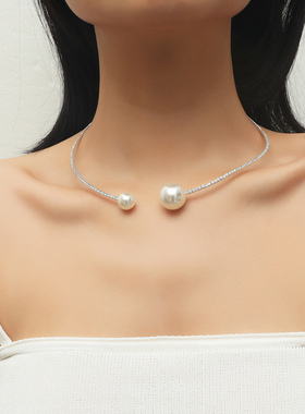 欧美珍珠复古高级感女小众设计