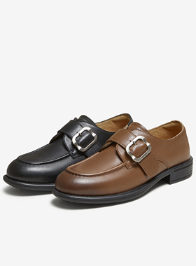 专柜正品他她2025秋季新款女鞋时尚休闲鞋百搭真皮乐福鞋NUT02CM5